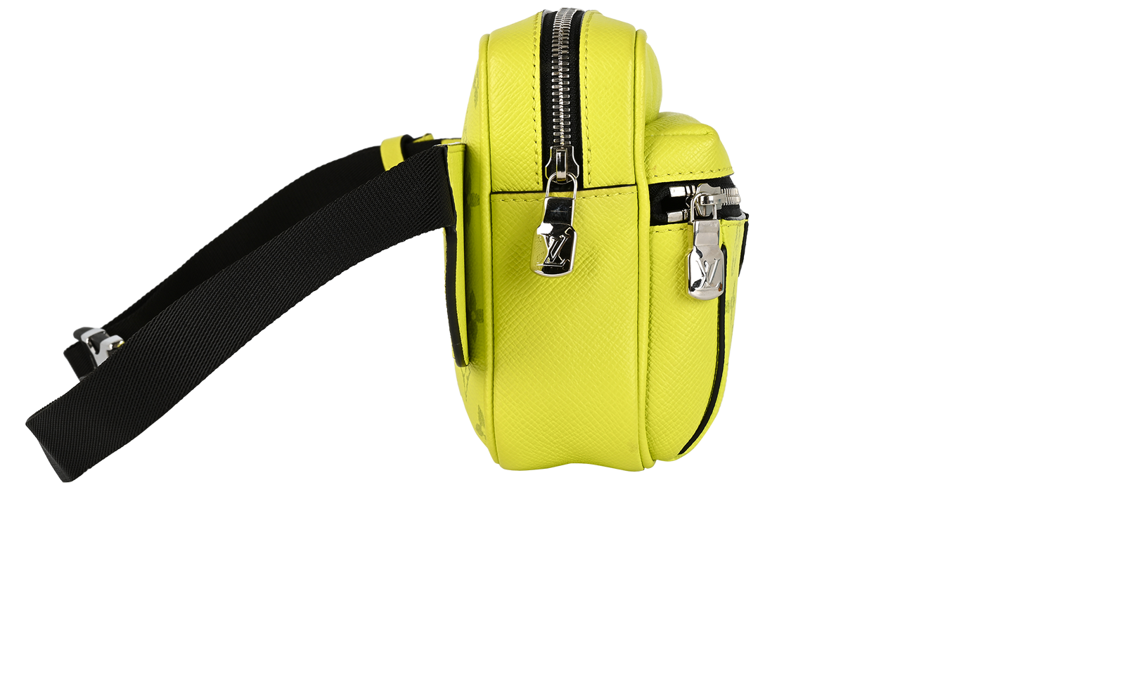 Outdoor Messenger PM, &pound;950, Handbags, Yellow, Canvas, Side view